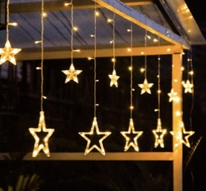 Завеса со ЛЕД ѕвезди